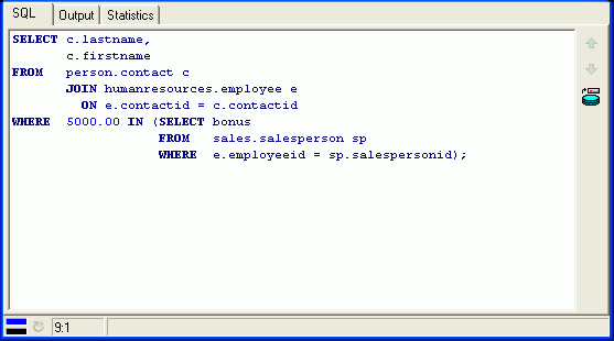 SQL Pretty Printer tidy sql in other editors